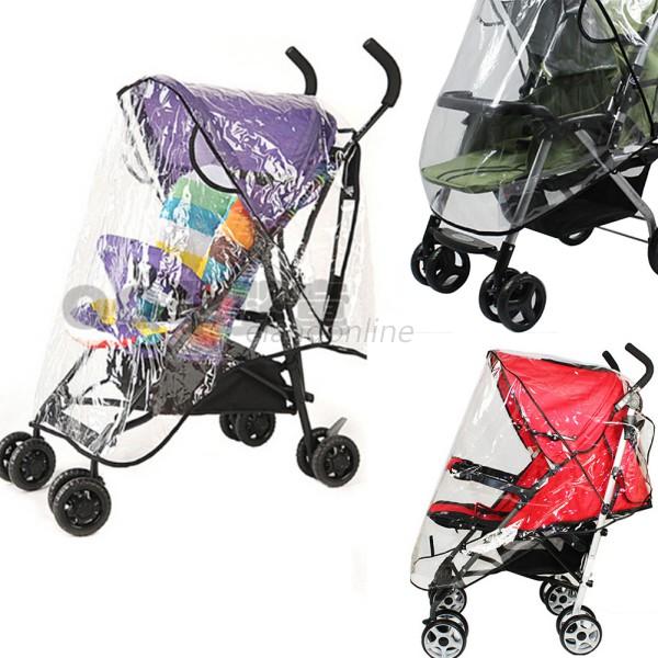 Plastic cover for baby carriage & stroller to protect