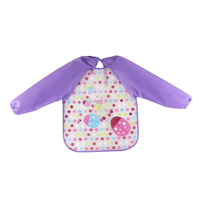 baby toddler sleeve bibs children feeding smock apron waterproof baby toddler sleeve bibs children feeding smock apron waterproof