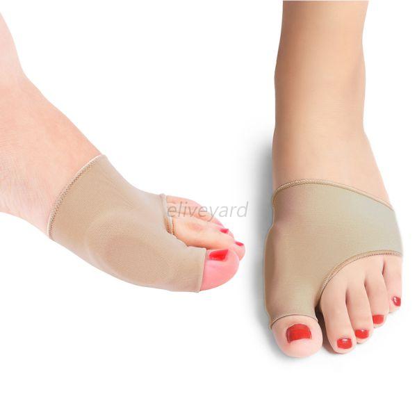 Durable Elastic Gel Lined Bunion Protector Bunion Sleeve Toe Spreader Corrector eBay