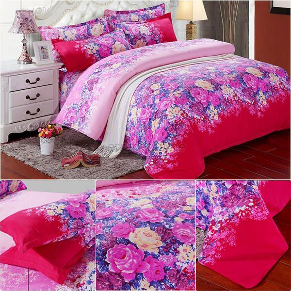Soft Bedding Set Twin Full/Queen King Cover&Pillow Case&Bedspread Duvet