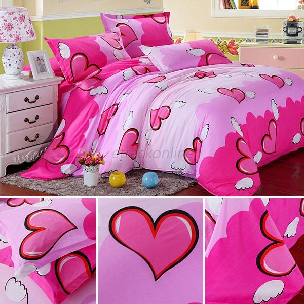 Soft Bedding Set Twin Full/Queen King Cover&Pillow Case&Bedspread Duvet