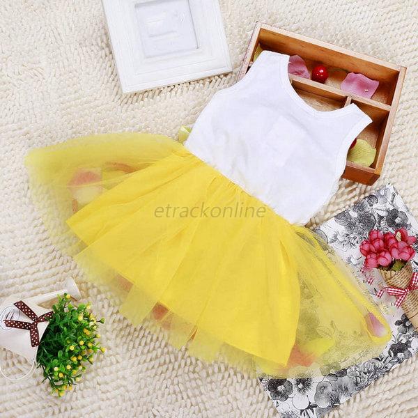 Toddler Girl's Tulle Tutu Princess Dress Pageant Party Dress Lace Bow