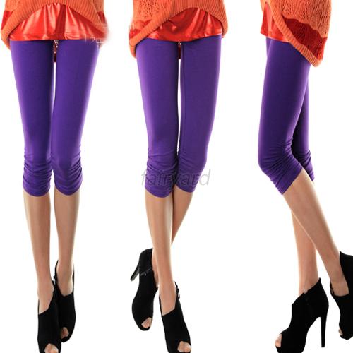 HOT Women Leggings High Waist Candy Colors Sportswear
