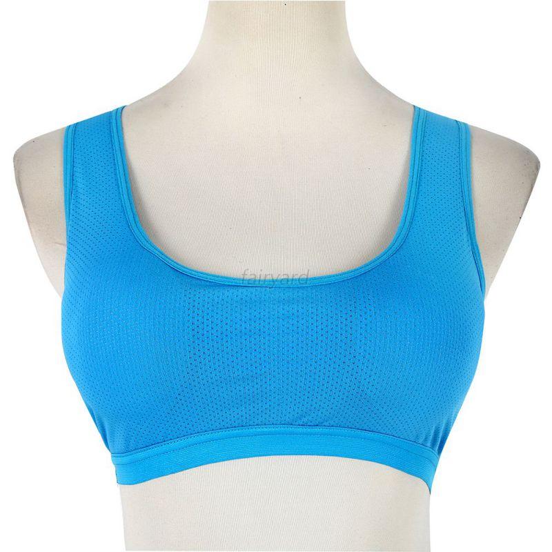 Women Soft Seamless Sports Running Bra Gym Yoga Padded Fitness Tops ...