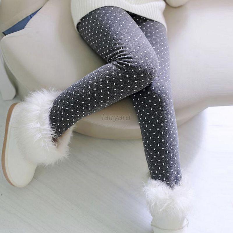 girls fleece lined pants