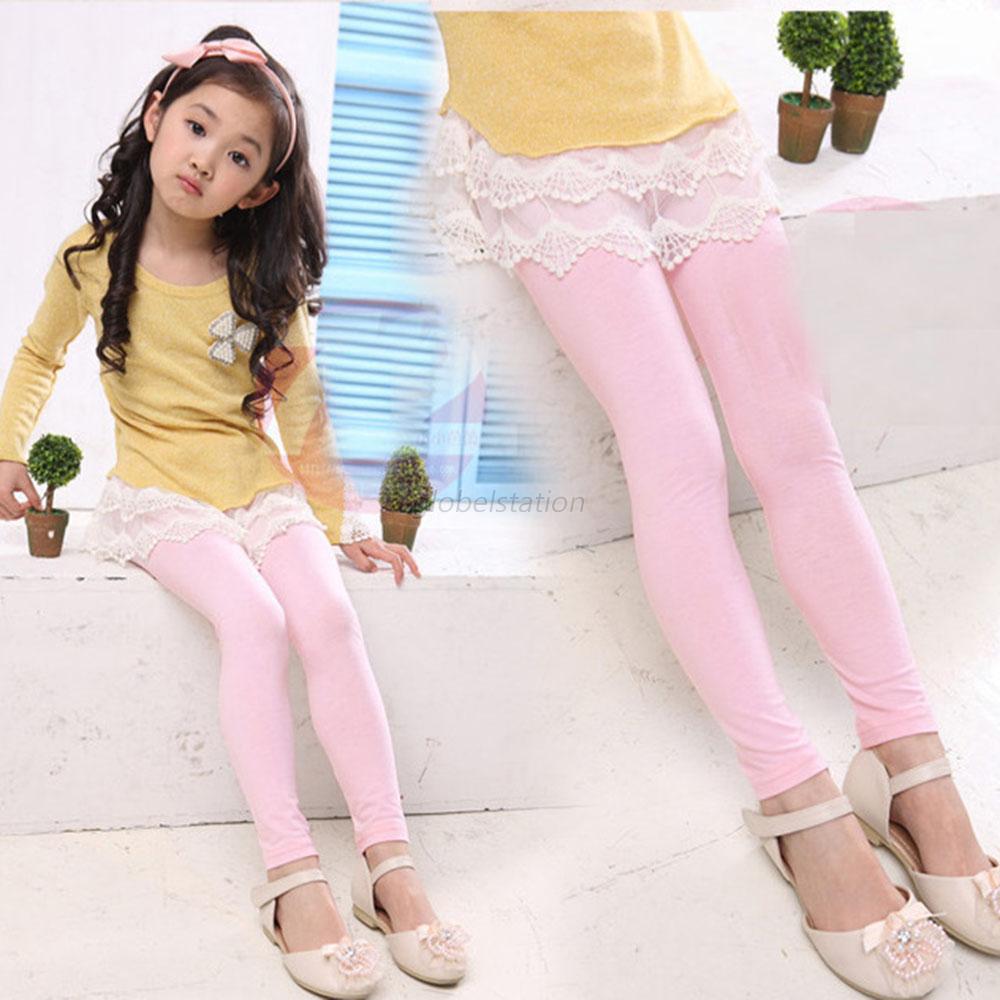 Girls Plush Warm Winter Legging Solid Color Tight Pant Kids - Temu