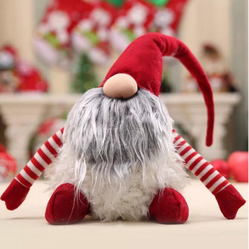 santa gnome plush