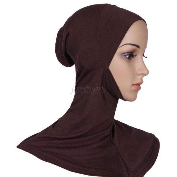 Womens Under Scarf Hat Caps Bone Bonnet Hijab Islamic Band 