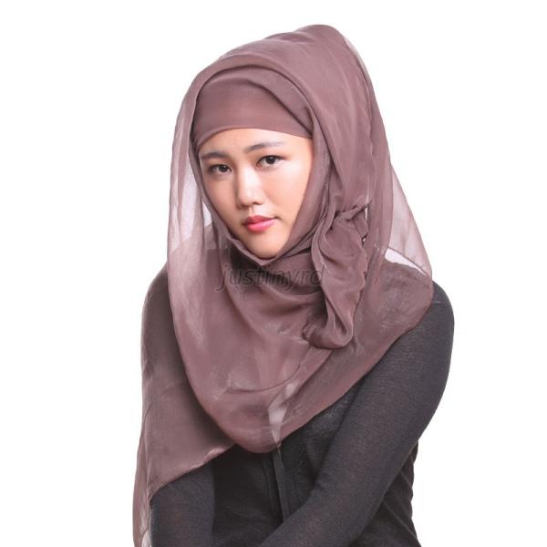 Fashionable Muslim Hijab Long Maxi Soft Islamic Scarf Shawl Wrap Shayla Headwear Ebay