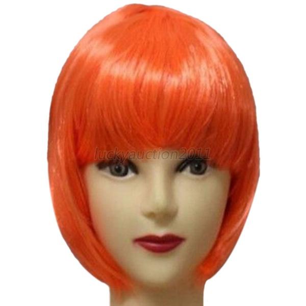 Vogue Womens Sexy Full Bangs Short Straight Wig Bobo Cosplay Party Full Wigs Ebay 