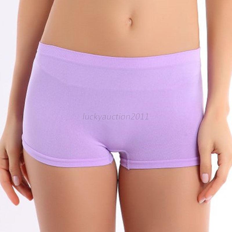 Women Sexy Ladies Dancing Shorts Spandex Elastic Sport Pants Safety