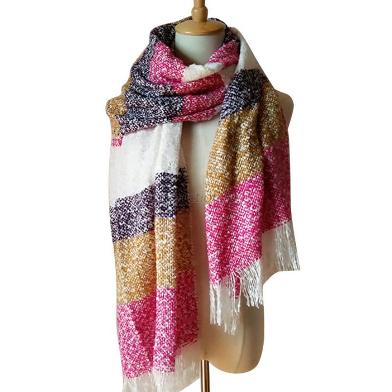 Winter Women Thick Warm Wool Cashmere Stole Scarves Scarf Shawl Wraps