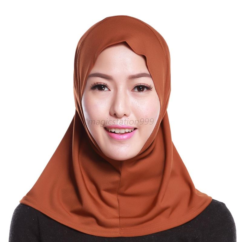 Muslim Women Under Scarf Hat Cap Islamic Ladies Neck Cover 