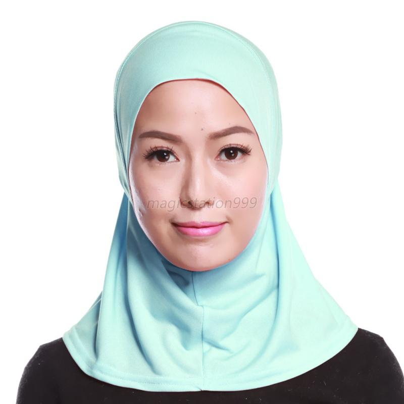 Muslim Women Under Scarf Hat Cap Islamic Ladies Neck Cover 