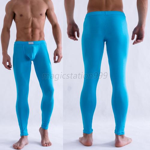 Sexy Men's Modal Tight Long Johns Thermal Underwear Solid ...