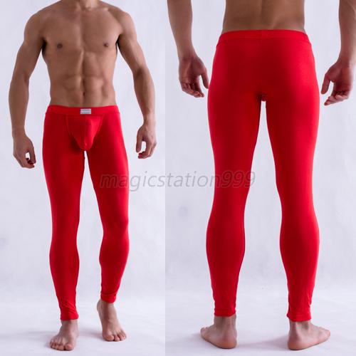 Sexy Men's Modal Tight Long Johns Thermal Underwear Solid ...