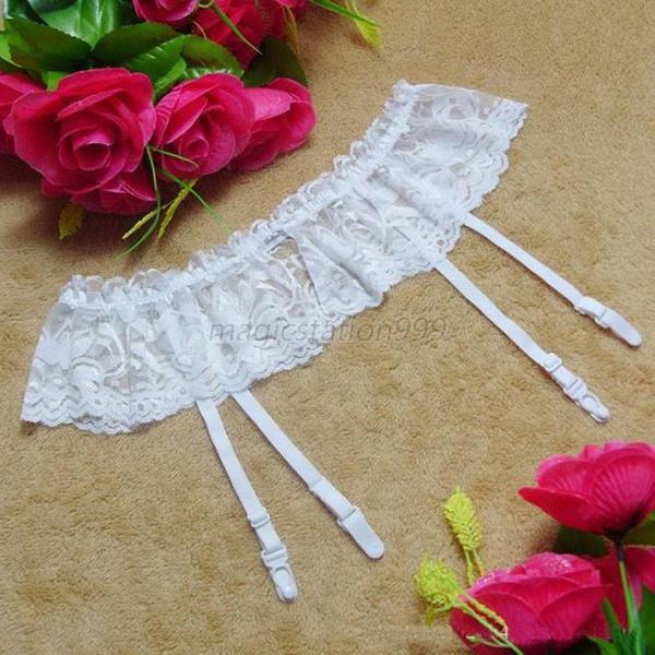 Sexy Woman Lace Lingerie Garter Belt G String Hold Stockings Pantyhose