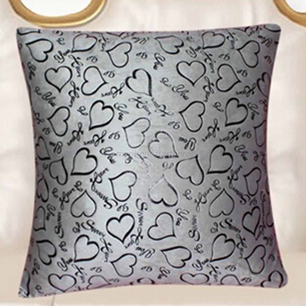 Throw Pillow Case 40 x 40cm Sofa Home Bed Decor Cushion Cover Square