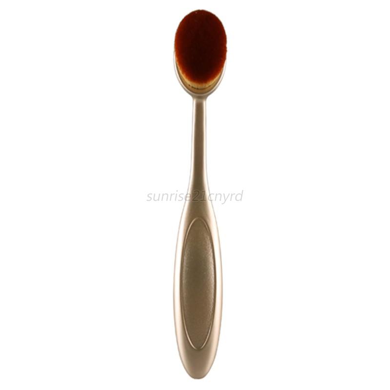 Pro Oval Beauty Makeup Brush Cosmetic Cream Foundation Powder Contour Blush Tool - Picture 11 of 11