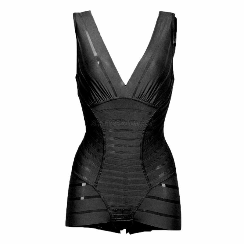 Women Full Body Waist Trainer Shaper Bust Slim Corset Cincher Shapewear Bodysuit eBay