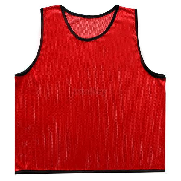 Men's Football Mesh Vest Soccer Training Athletic Tops Match Team