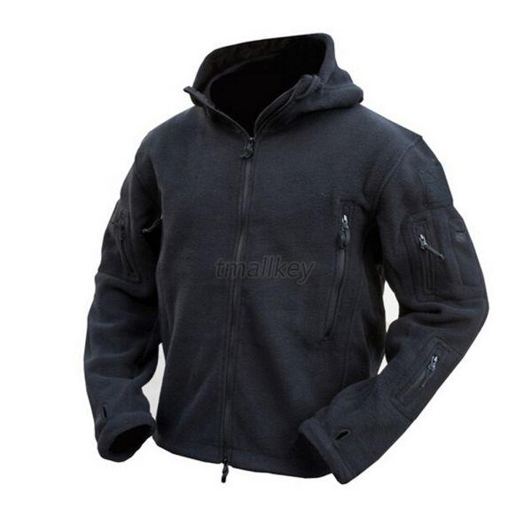 New Mens Outdoor Camping Fleece Coats Jacket Army Warm Coat Outerwear
