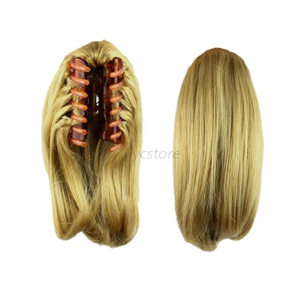 NEW Straight Butterscotch Claw Clip Po nytail clip on hair 