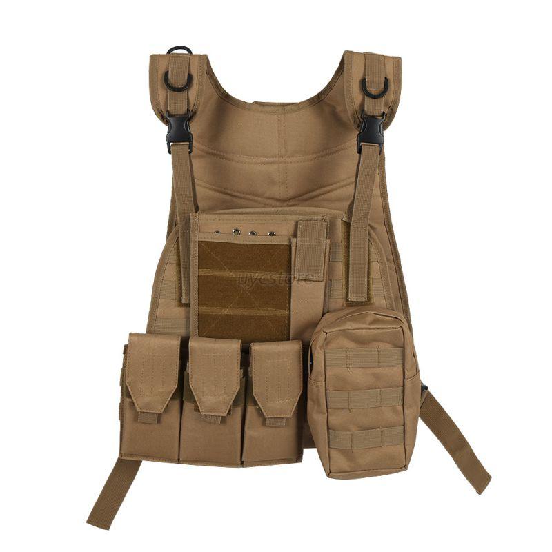 Tactical Military Combat Assault Airsoft Molle Attachment Top Carrier ...