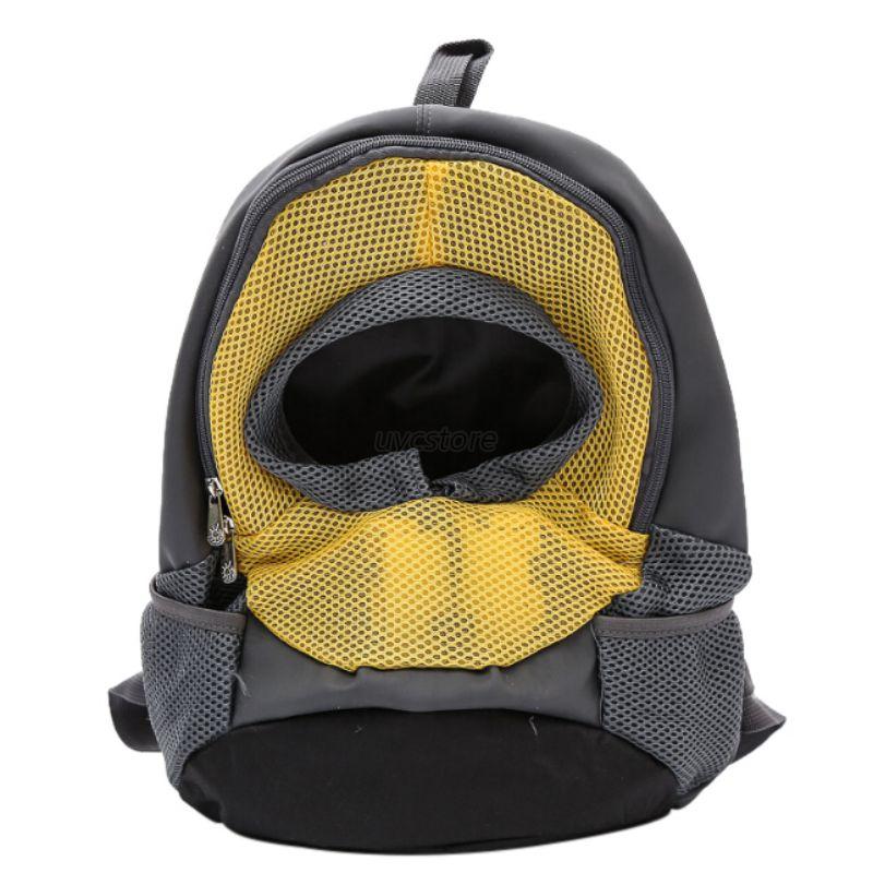 Pet Dog Carrier Travel Front Bag Mesh Head Out Double Shoulder Outdoor