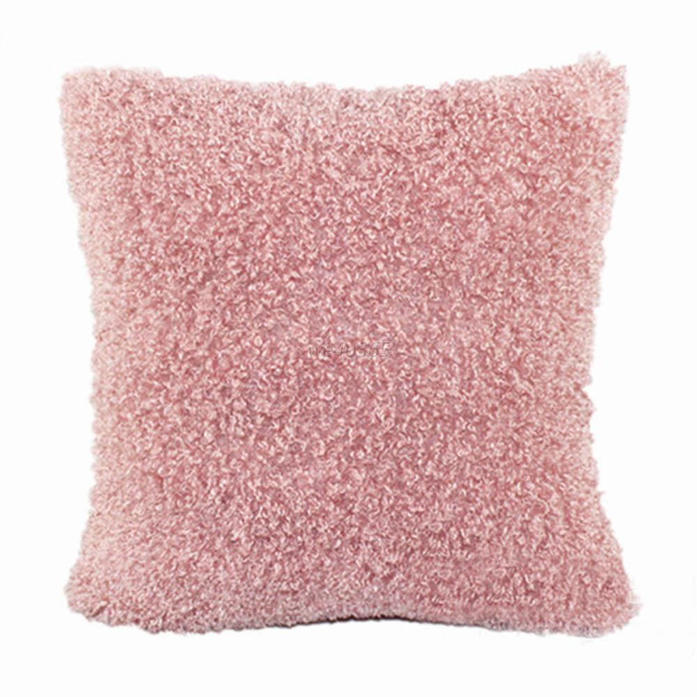 Super Soft Plush Pillows Case With Fur Cushion Cover Home Bed Sofa Decor