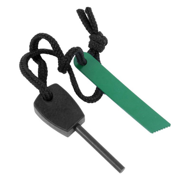 Magnesium Flint Stone Fire Starter Lighter Survival Camping Gear Kit