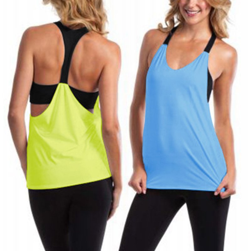 Womens Sleeveless Yoga Gym Sports Tops Shirts Tank Active Stretch